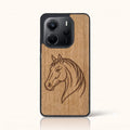 Coque Xiaomi Redmi Note 14 4G – Le Cheval en bois de tilleul clair
