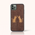 Coque iPhone 11 Pro – Le Duo Félin