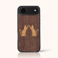 Coque iPhone Air – Le Duo Félin
