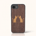 Coque iPhone 16e – Le Duo Félin