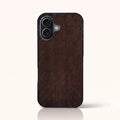 Coque iPhone 16 - Le Noyer en bois massif