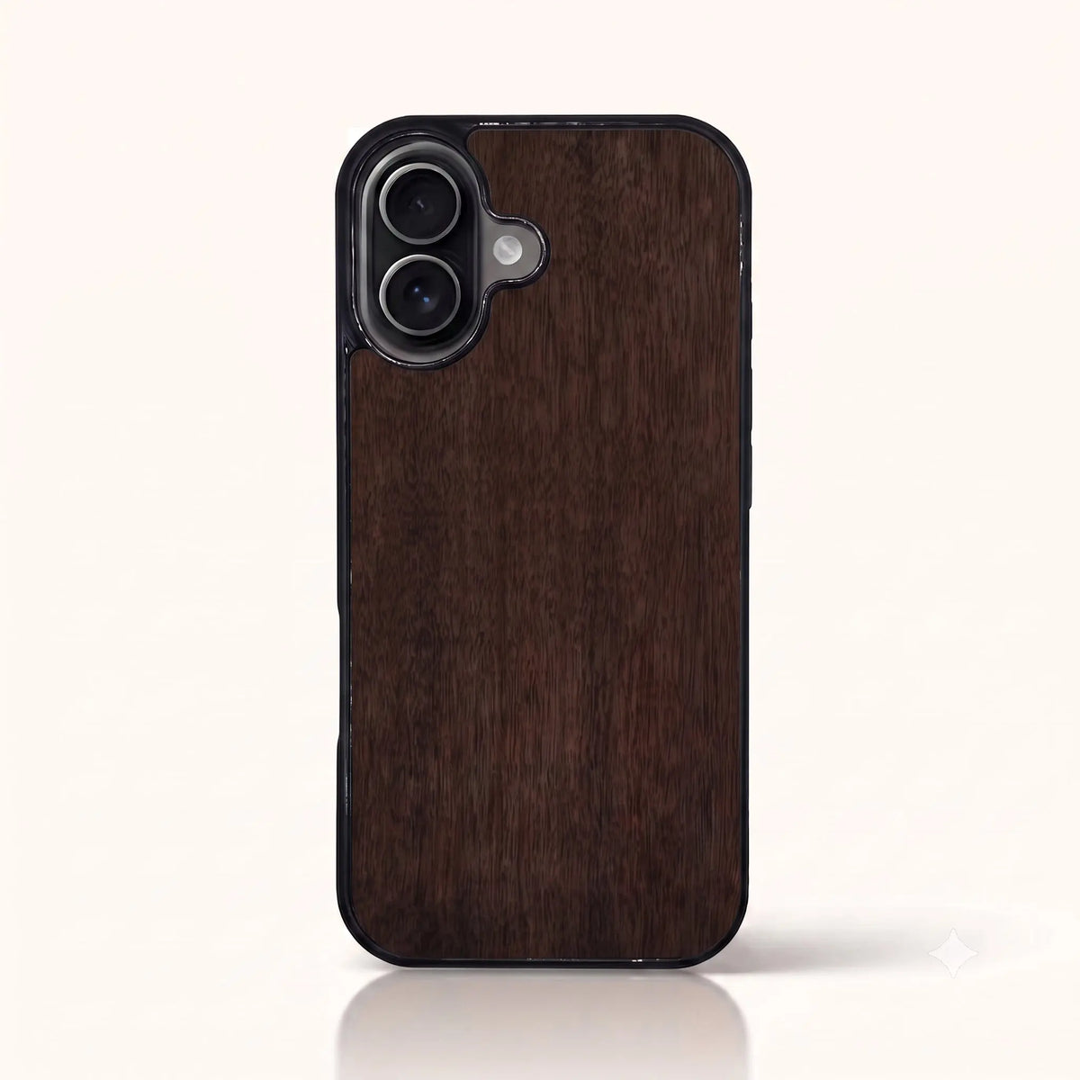 Coque iPhone 16 - Le Noyer en bois massif