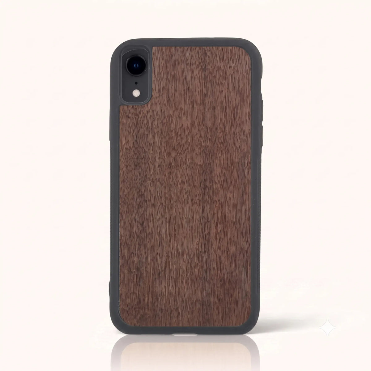 Coque iPhone XR - Le Noyer en bois massif