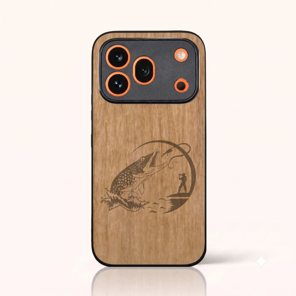 Coque Honor 600 Pro – Le Pêcheur en bois de tilleul clair
