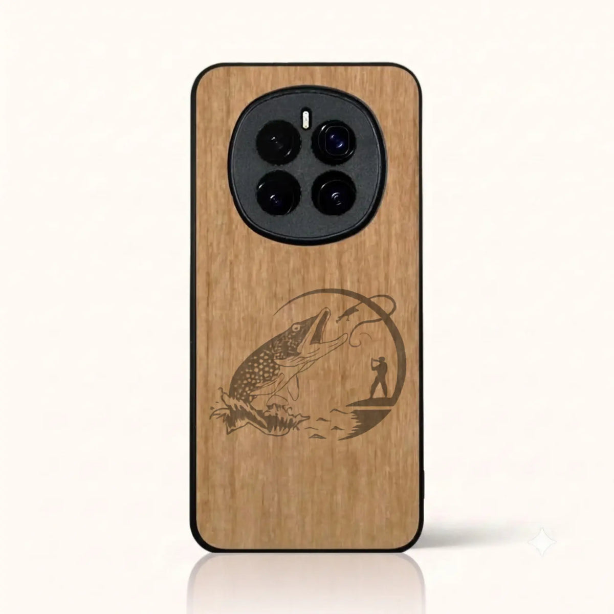 Coque Honor Magic 7 – Le Pêcheur en bois de tilleul clair