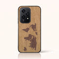 Coque Honor 200 Lite – Le Planisphère en marqueterie de bois