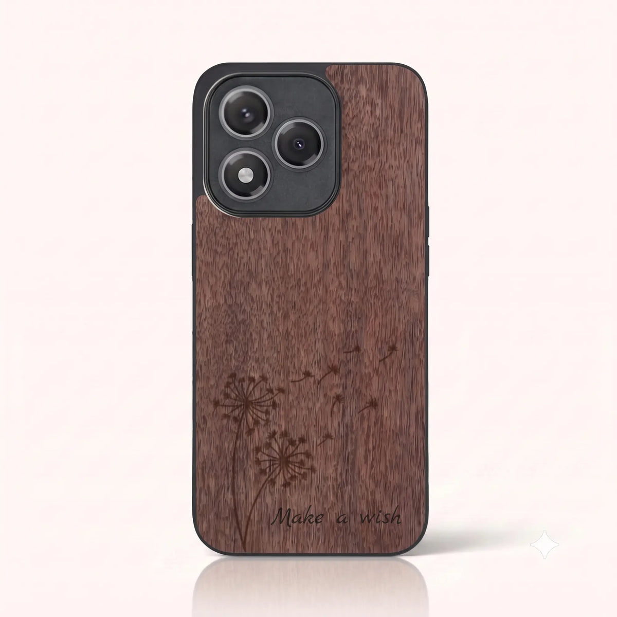 Coque Honor 400 Lite – Make a Wish en bois de noyer foncé