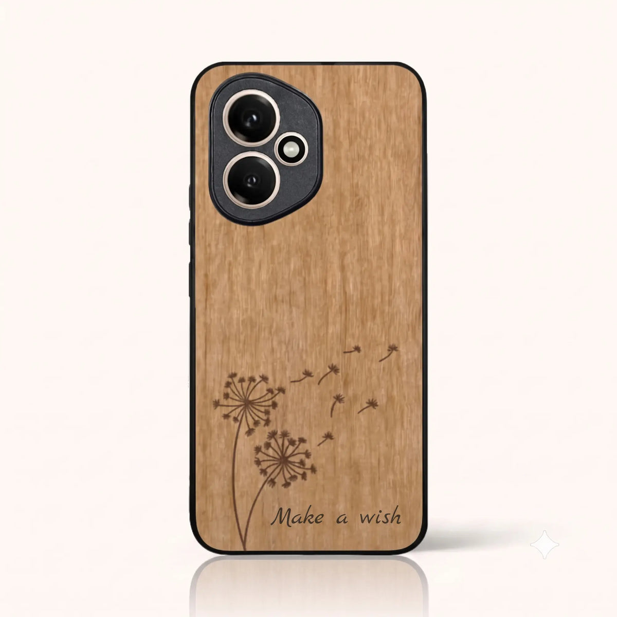 Coque Honor 400 – Make a Wish en bois de tilleul clair