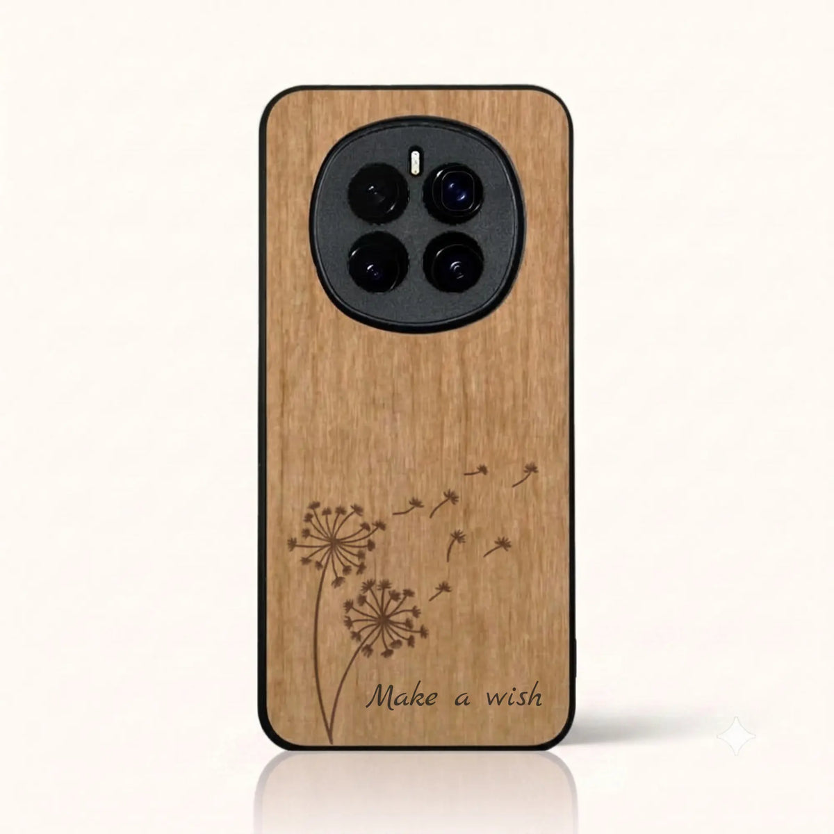 Coque Honor Magic 7 – Make a Wish en bois de tilleul clair